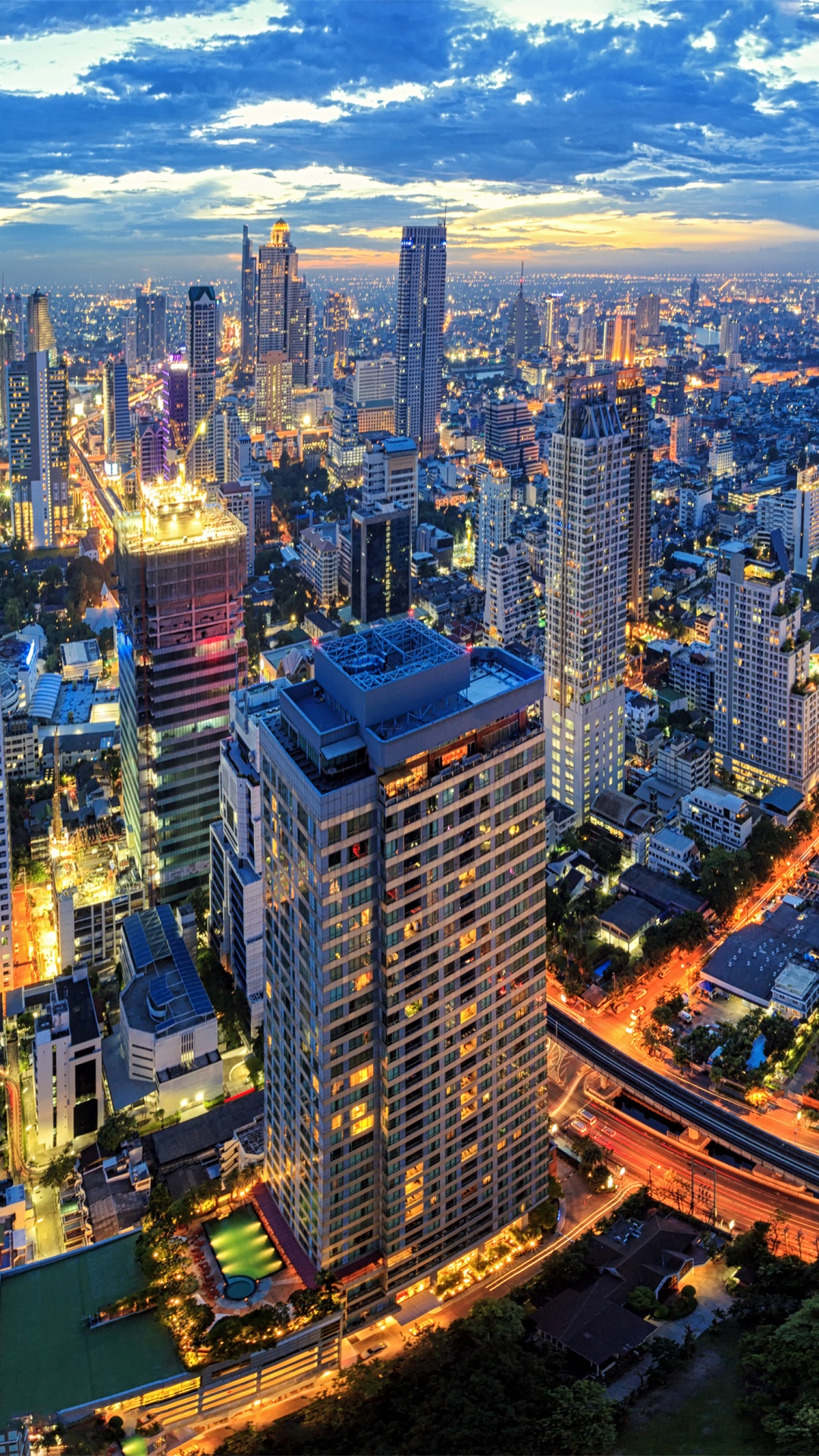 城市景观, 城市, 大都会, 天际线, 塔块 壁纸 1080x1920 允许