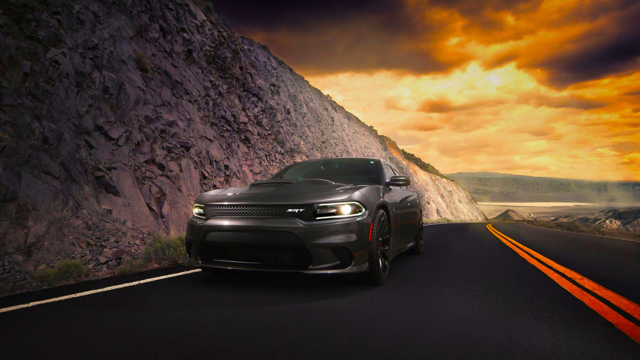 Black Car on Gray Asphalt Road During Daytime. Wallpaper in 1280x720 Resolution