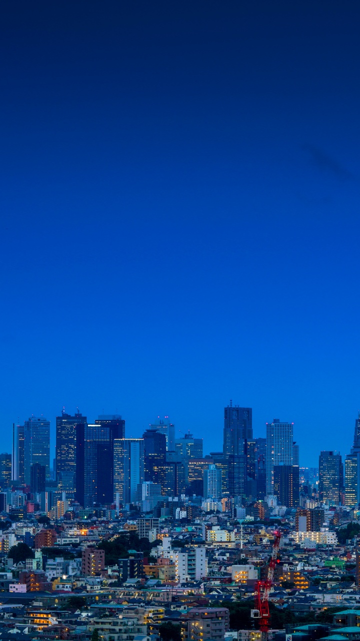 Ciudad Con Edificios de Gran Altura Bajo un Cielo Azul Durante el Día. Wallpaper in 720x1280 Resolution