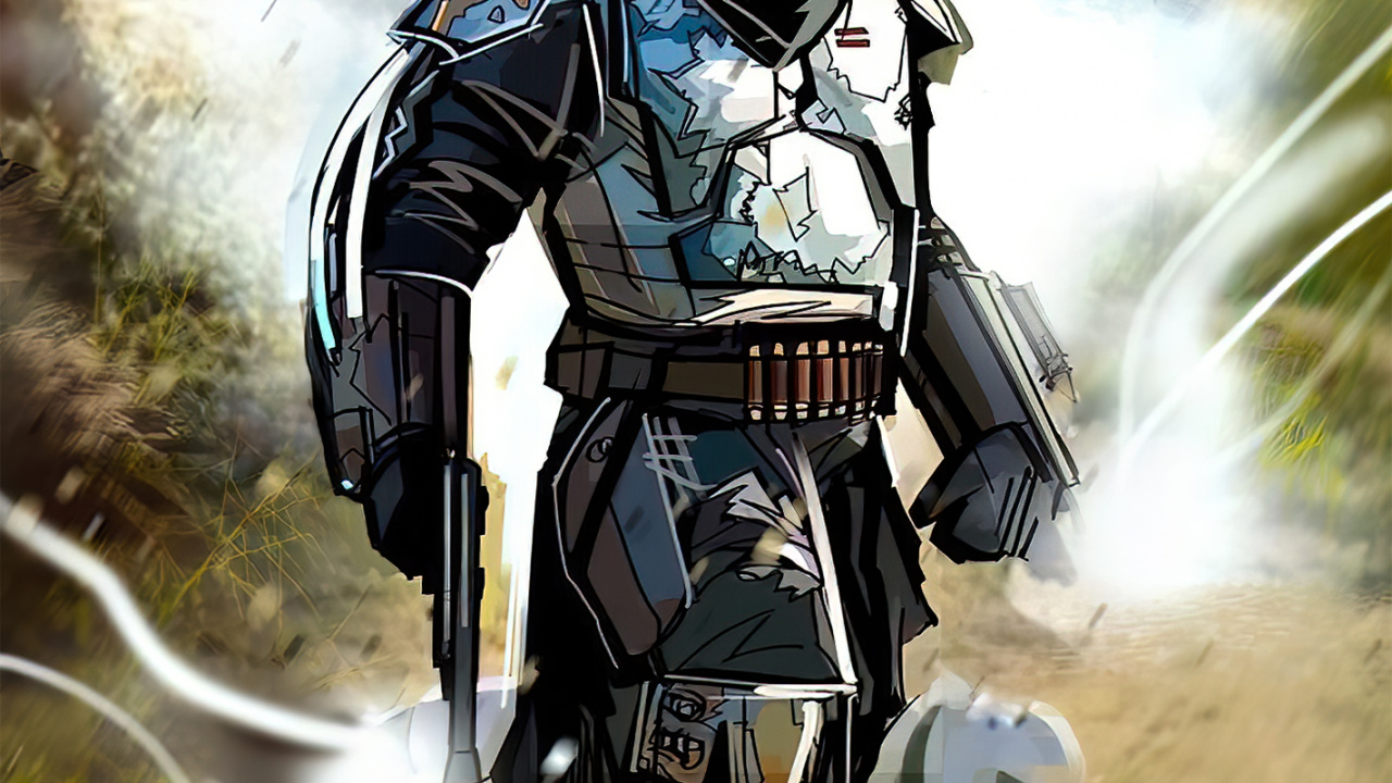 Man, Helmet, Plant, Breastplate, Ballistic Vest. Wallpaper in 1280x720 Resolution