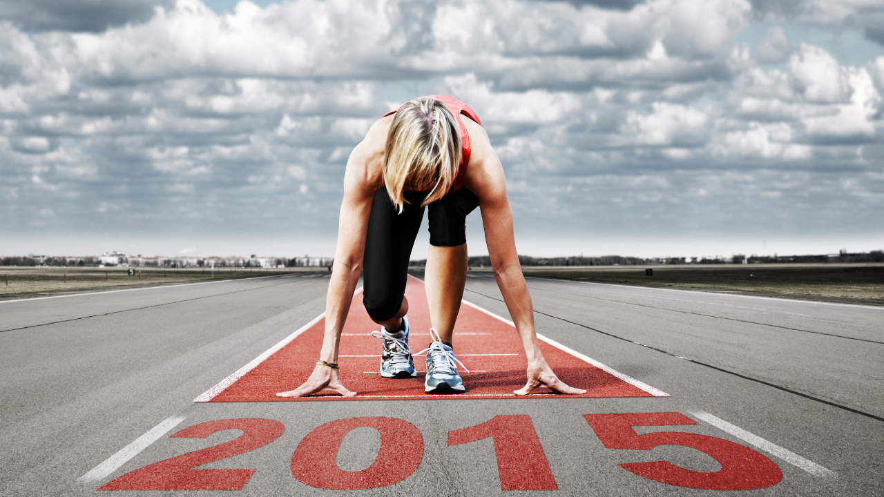 Woman in Black Tank Top and Black Shorts Doing Push up on Gray Concrete Road During. Wallpaper in 1280x720 Resolution