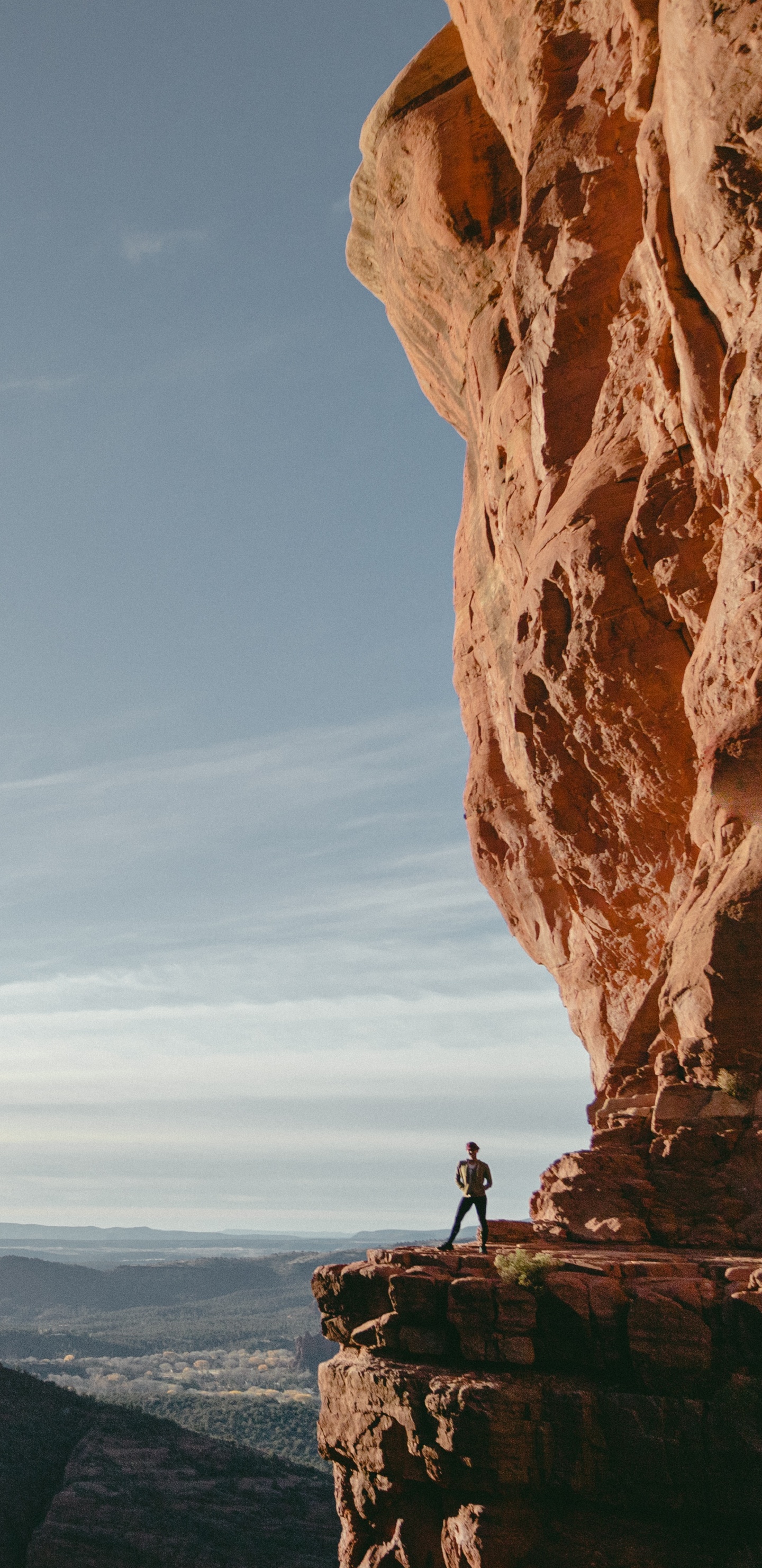 Cathedral Rock, Cliff, Rock, Formation, Arch. Wallpaper in 1440x2960 Resolution