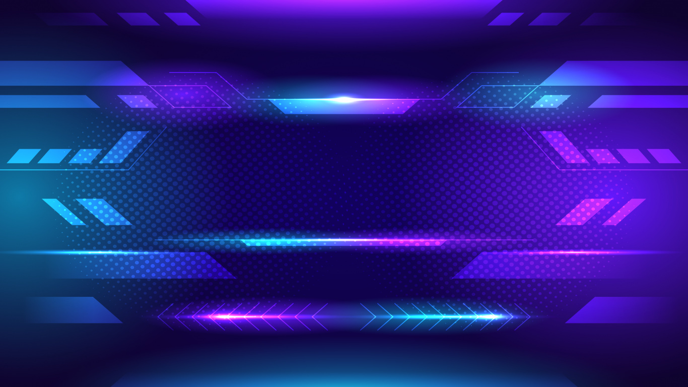 流媒体, 玩家, 光, 紫色的, Azure 壁纸 1366x768 允许