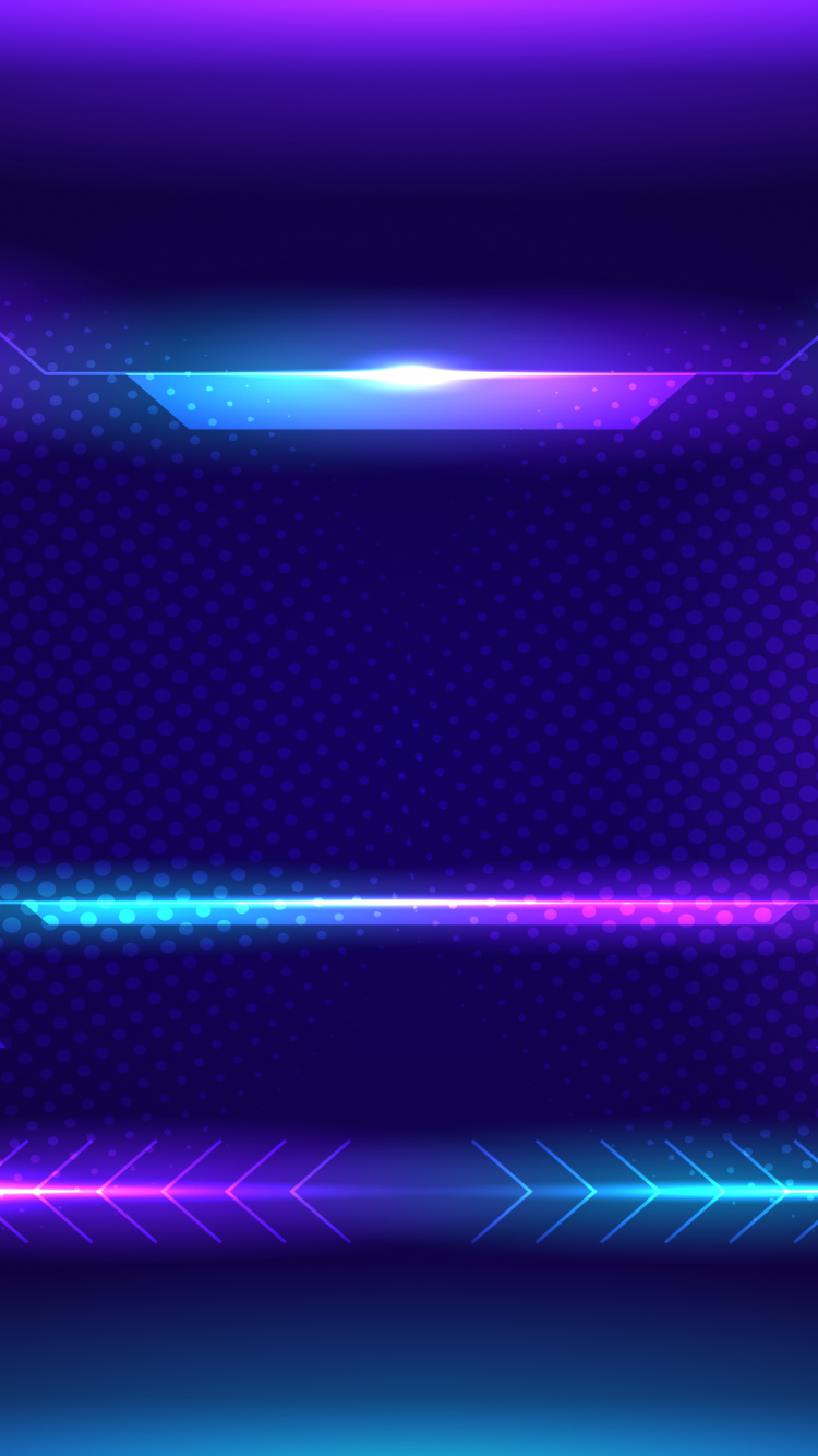 流媒体, 玩家, 光, 紫色的, Azure 壁纸 750x1334 允许