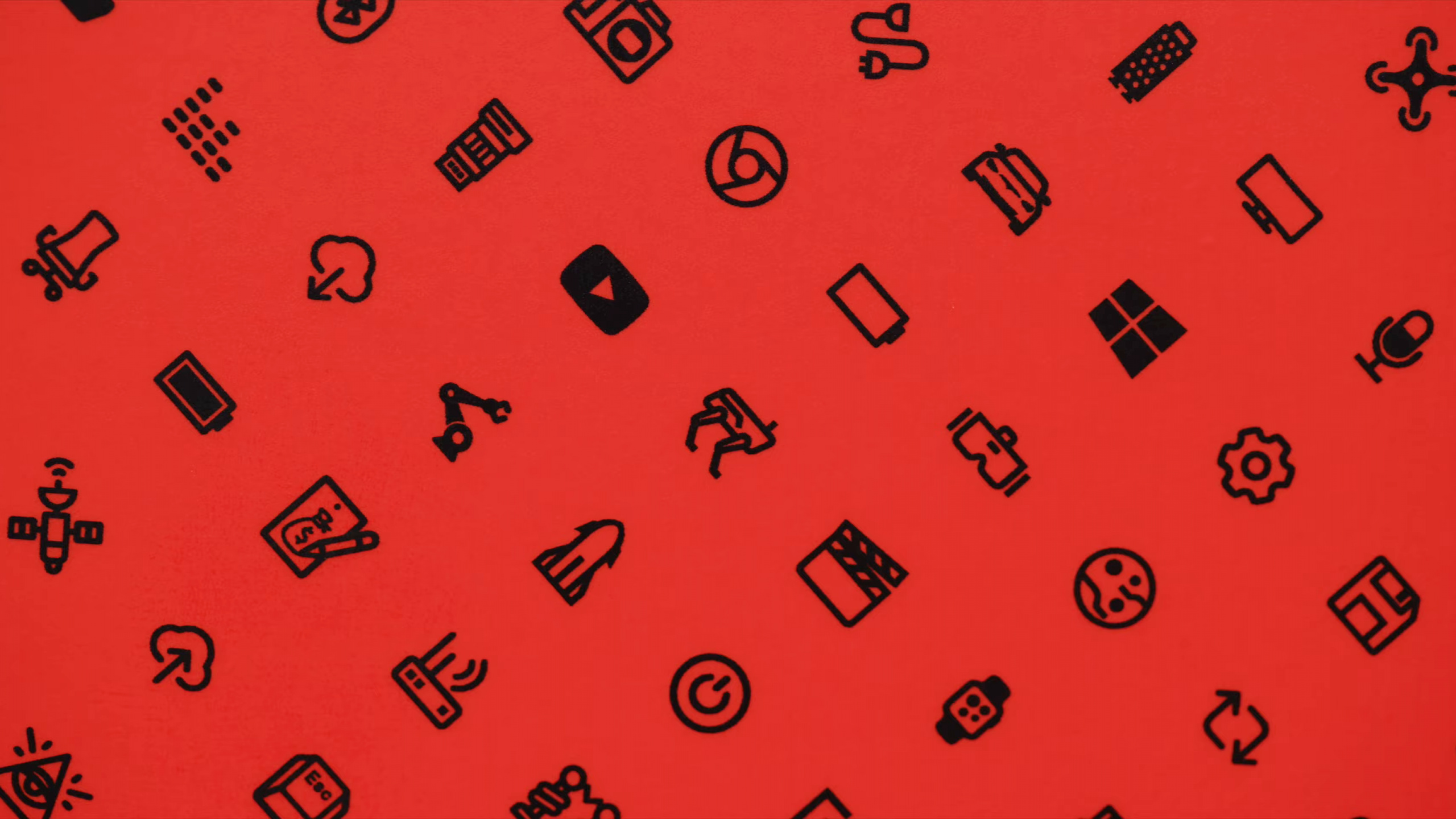 Cœur, Red, la Pureté de la Couleur, Carmine, Orange. Wallpaper in 2560x1440 Resolution