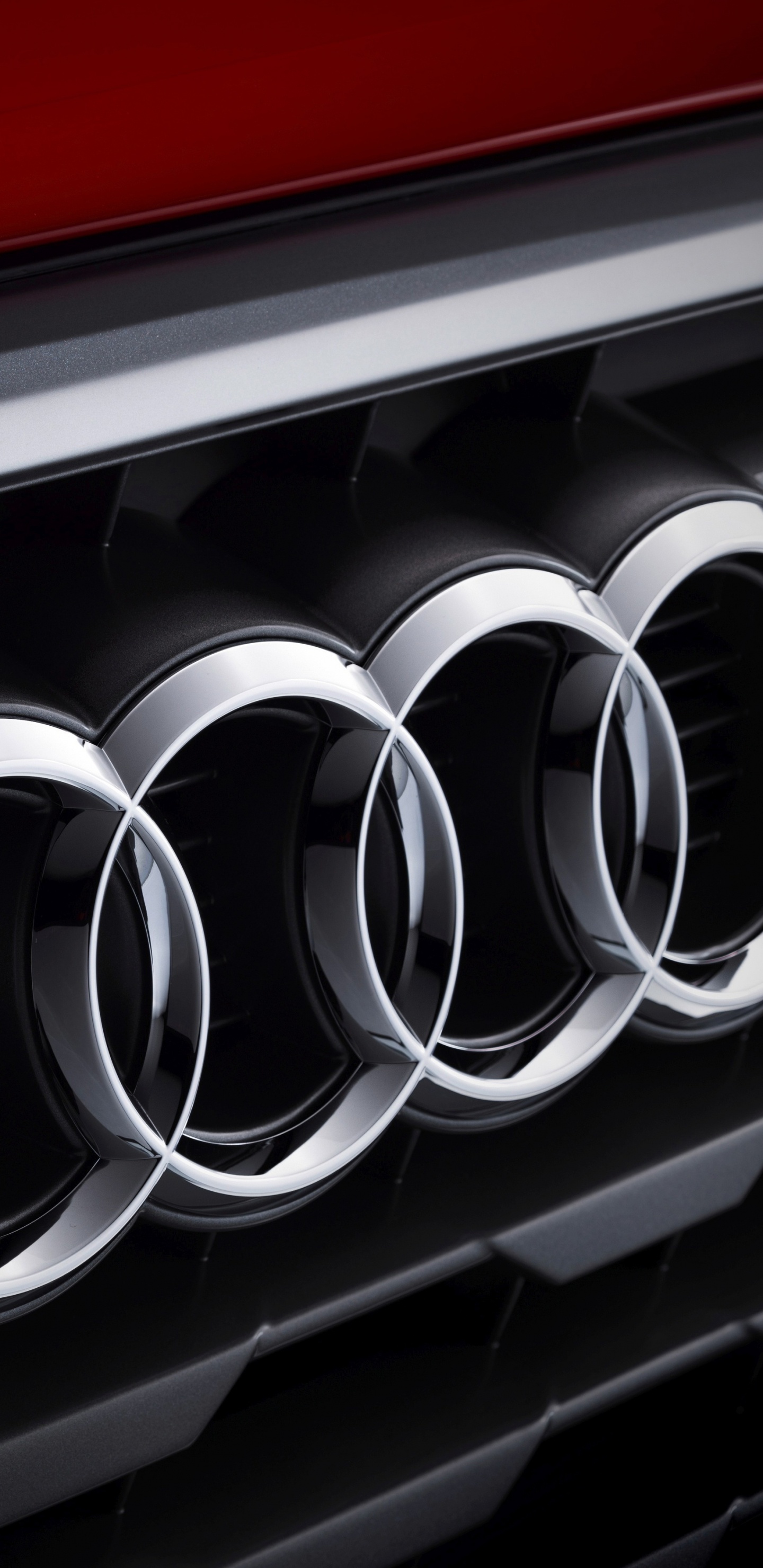 Red and Silver Car Door. Wallpaper in 1440x2960 Resolution