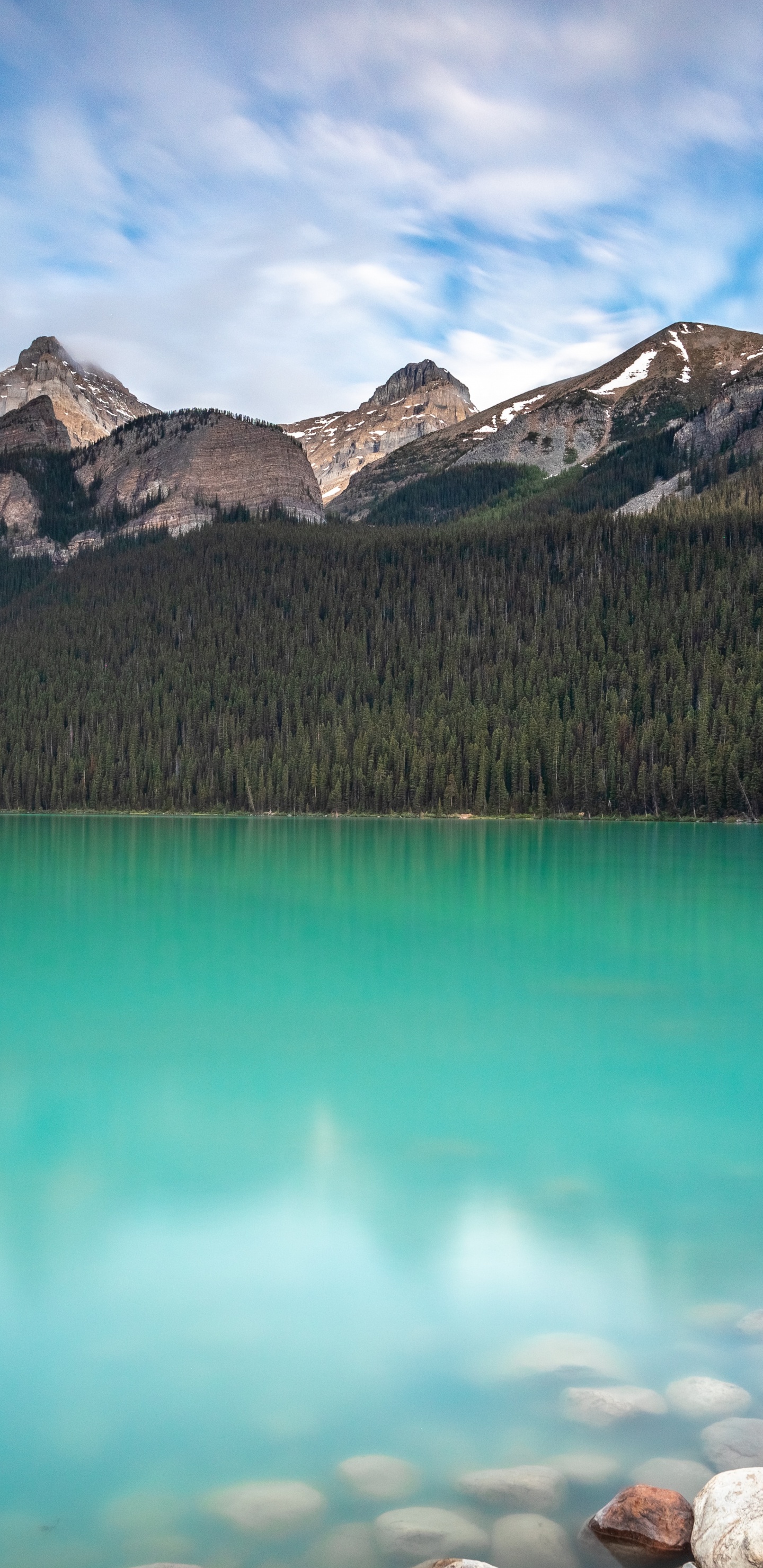 Lake Louise, Lake, Banff, Mountain, Body of Water. Wallpaper in 1440x2960 Resolution