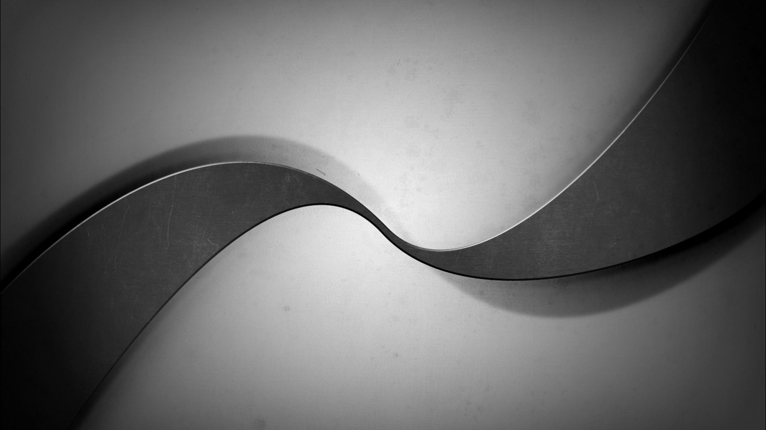 Pintura Abstracta en Blanco y Negro. Wallpaper in 2560x1440 Resolution