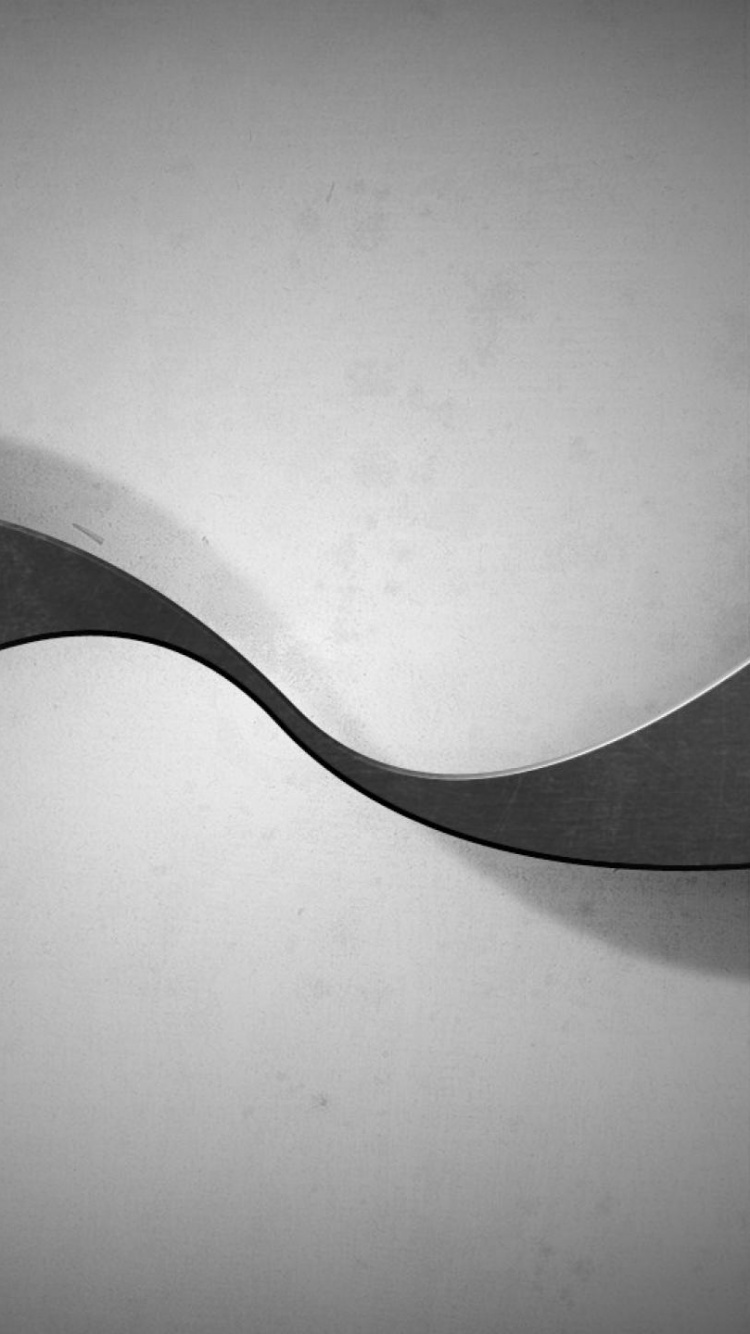 Black and White Abstract Painting. Wallpaper in 750x1334 Resolution