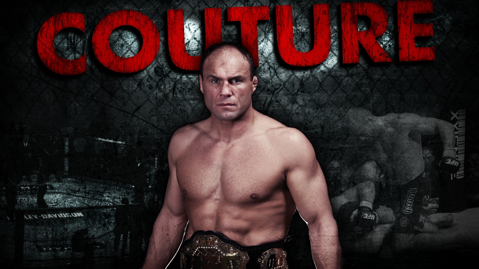 Homme Seins Nus en Short Noir et Jaune Debout à Côté D'un Mur Rouge et Noir. Wallpaper in 1920x1080 Resolution