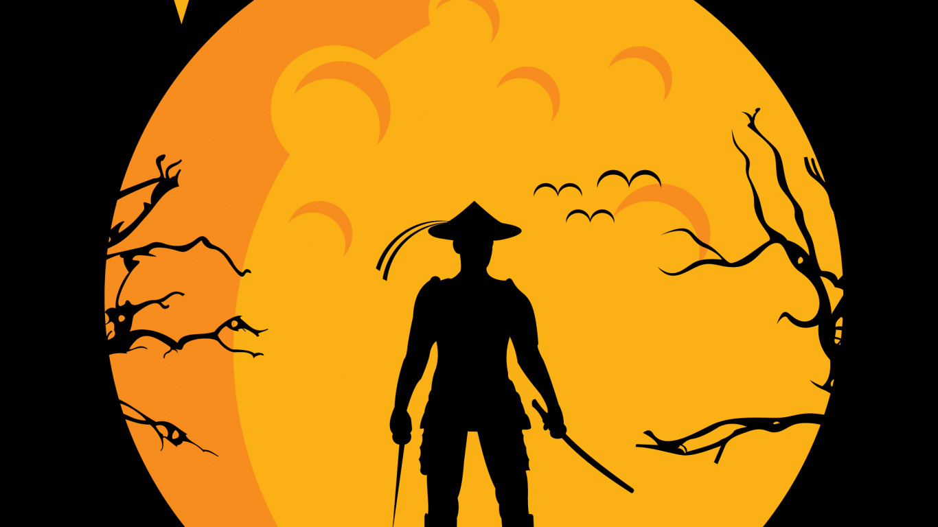 Orange, Graphique, Color, Conception, Les Gens Dans la Nature. Wallpaper in 1366x768 Resolution