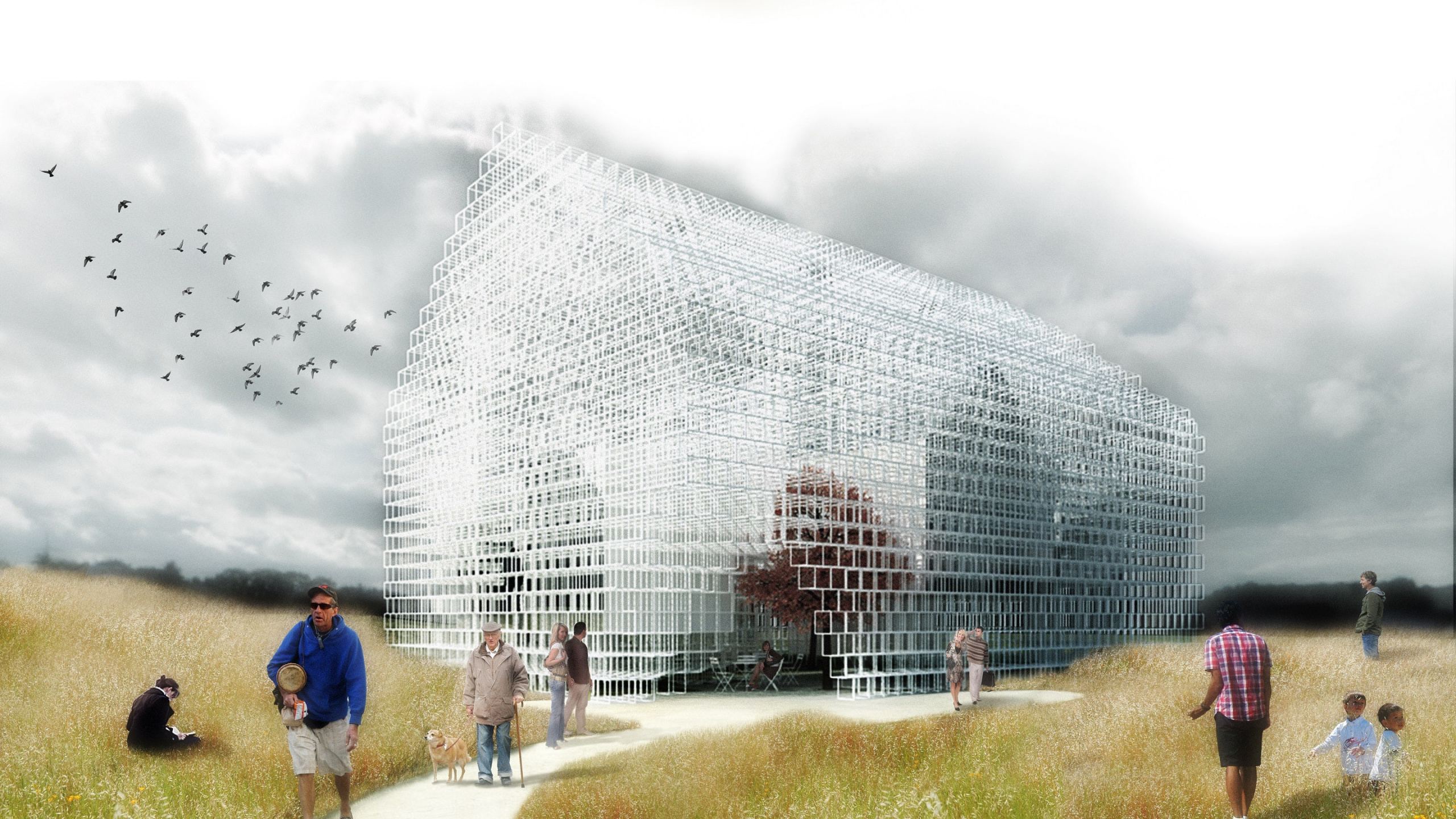 Architecture, Pink Floyd, ArchDaily, Design, Tree. Wallpaper in 2560x1440 Resolution