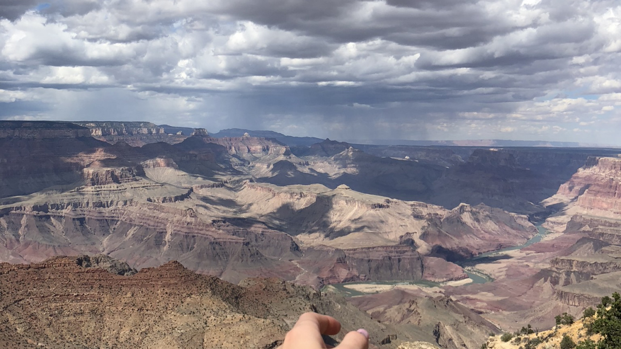 Grand Canyon National Park, Cloud, Cumulus, Mountain, Geology. Wallpaper in 1280x720 Resolution