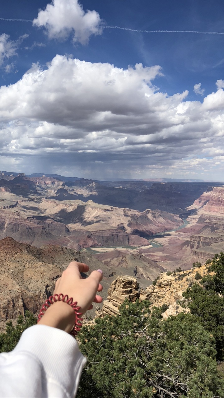Grand Canyon National Park, Cloud, Cumulus, Mountain, Geology. Wallpaper in 720x1280 Resolution
