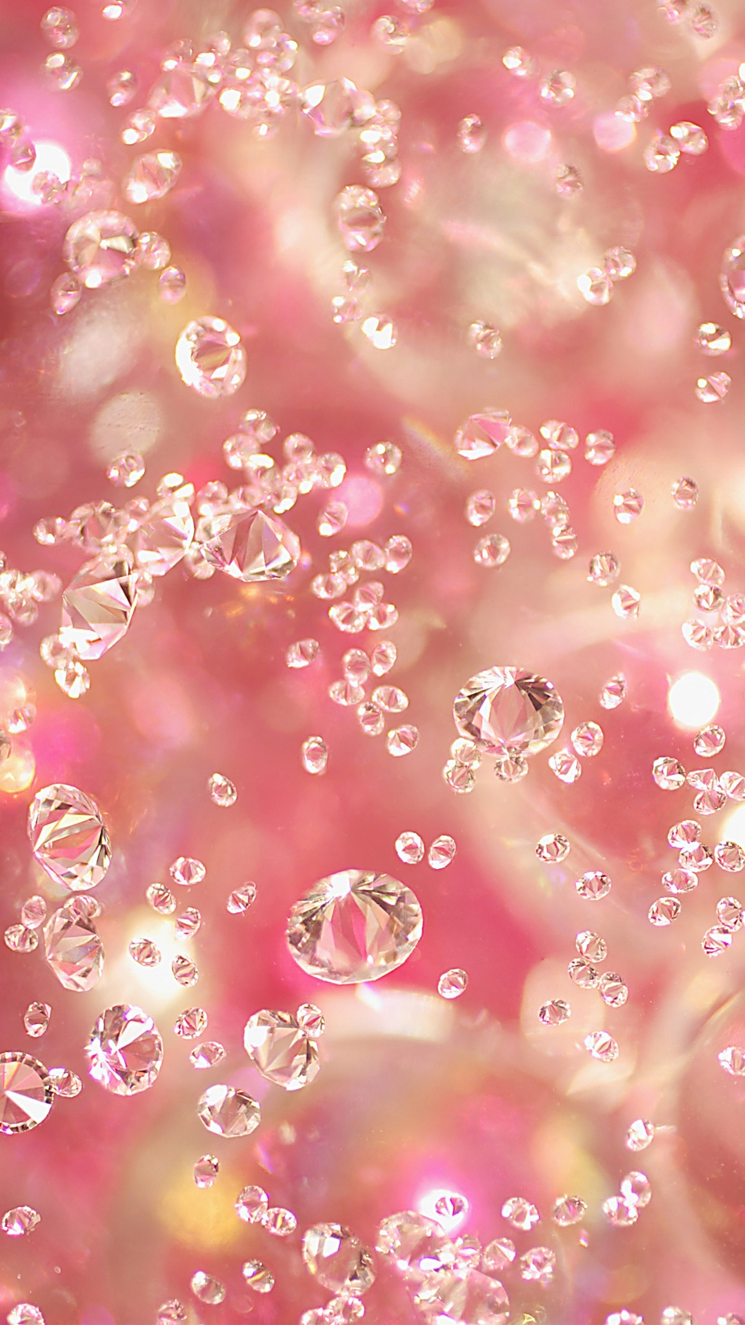 Burbujas Rosadas y Blancas en Fotografía de Cerca. Wallpaper in 1080x1920 Resolution