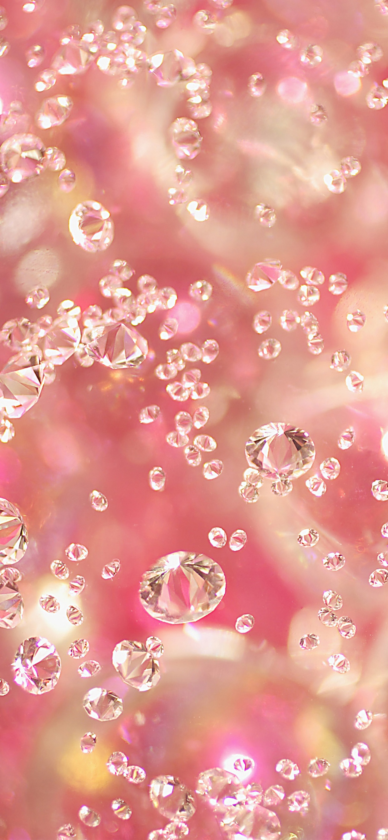 Pink and White Bubbles in Close up Photography. Wallpaper in 1242x2688 Resolution