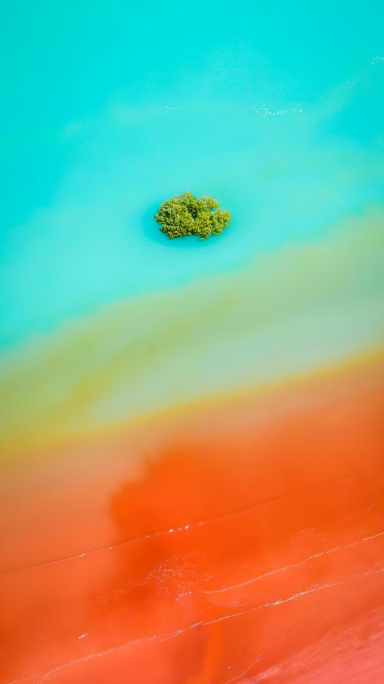 气氛, Azure, 液体, 水上, 和阴影的色彩 壁纸 750x1334 允许