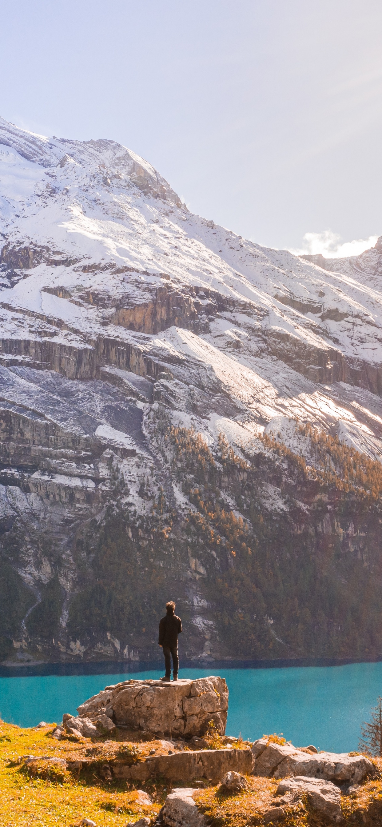 Ciel, Nature, le Lac Glaciaire, Fjord, Glacier. Wallpaper in 1242x2688 Resolution