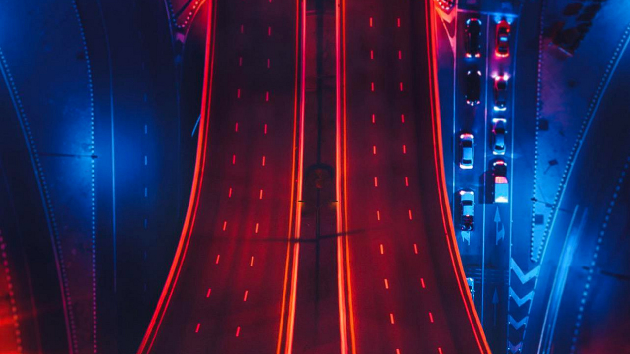 Licht, Automotive Lighting, Rolltreppe, Strom, Road. Wallpaper in 1280x720 Resolution