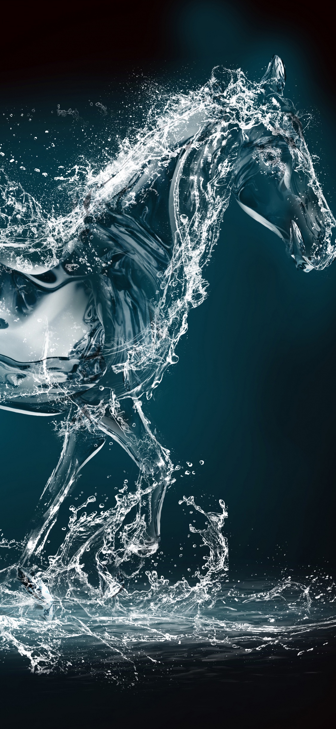 Pintura Abstracta en Blanco y Negro. Wallpaper in 1125x2436 Resolution