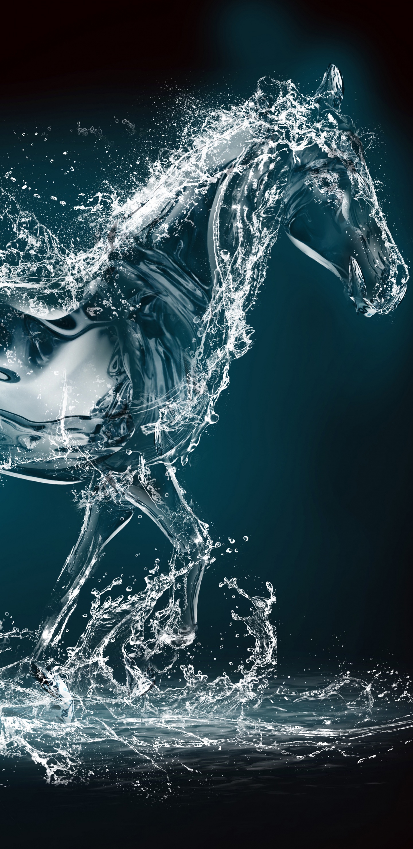 Pintura Abstracta en Blanco y Negro. Wallpaper in 1440x2960 Resolution