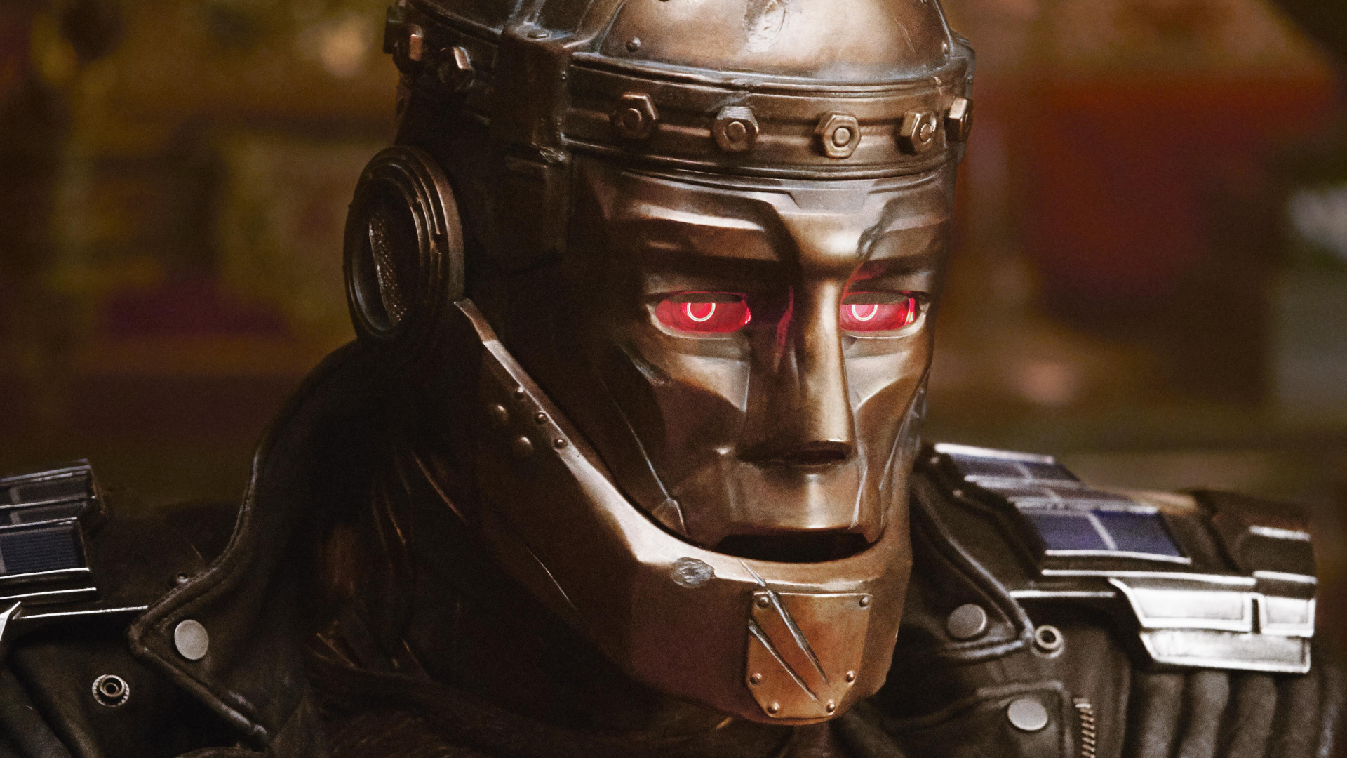 Black and Brown Mask With Black Leather Jacket. Wallpaper in 1920x1080 Resolution