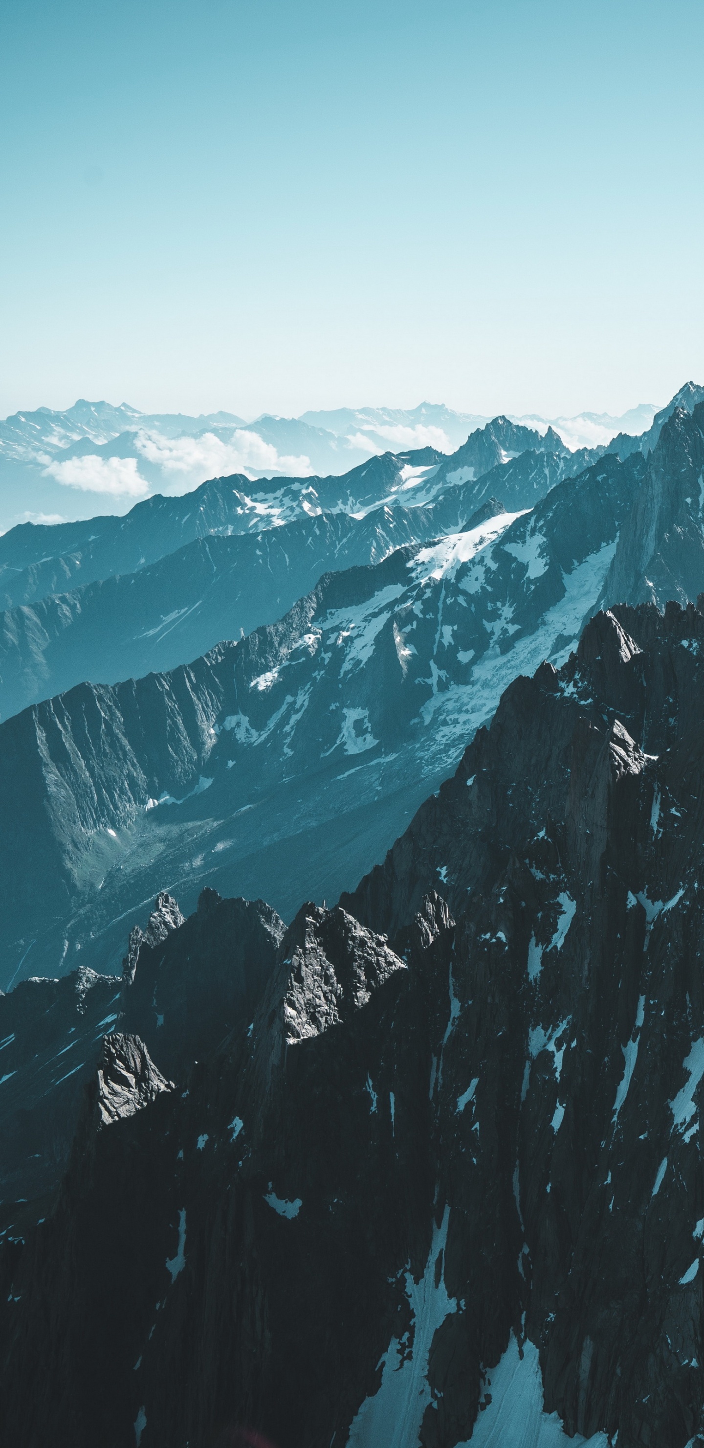 Schallelement, Kunst, Aiguille Des Grands Montets, Schnee, Naturlandschaft. Wallpaper in 1440x2960 Resolution