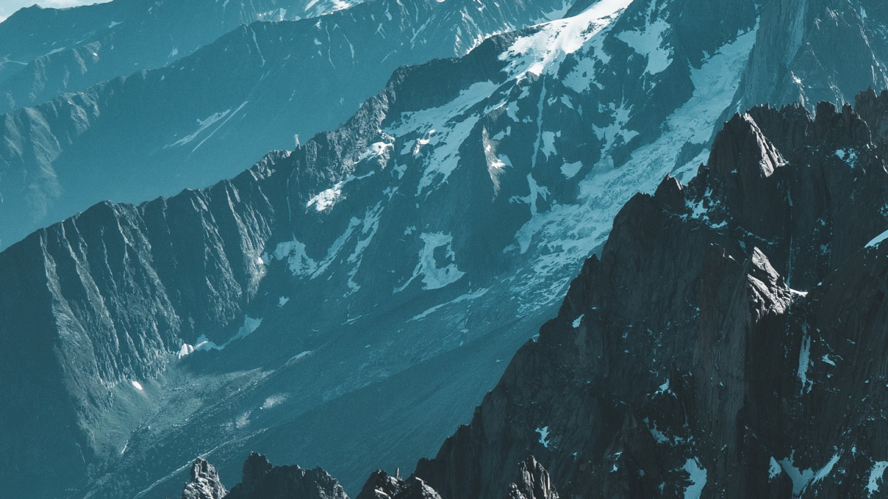 艺术, Aiguille Des Grands Montets, 自然景观, 斜坡, 冰帽 壁纸 1280x720 允许