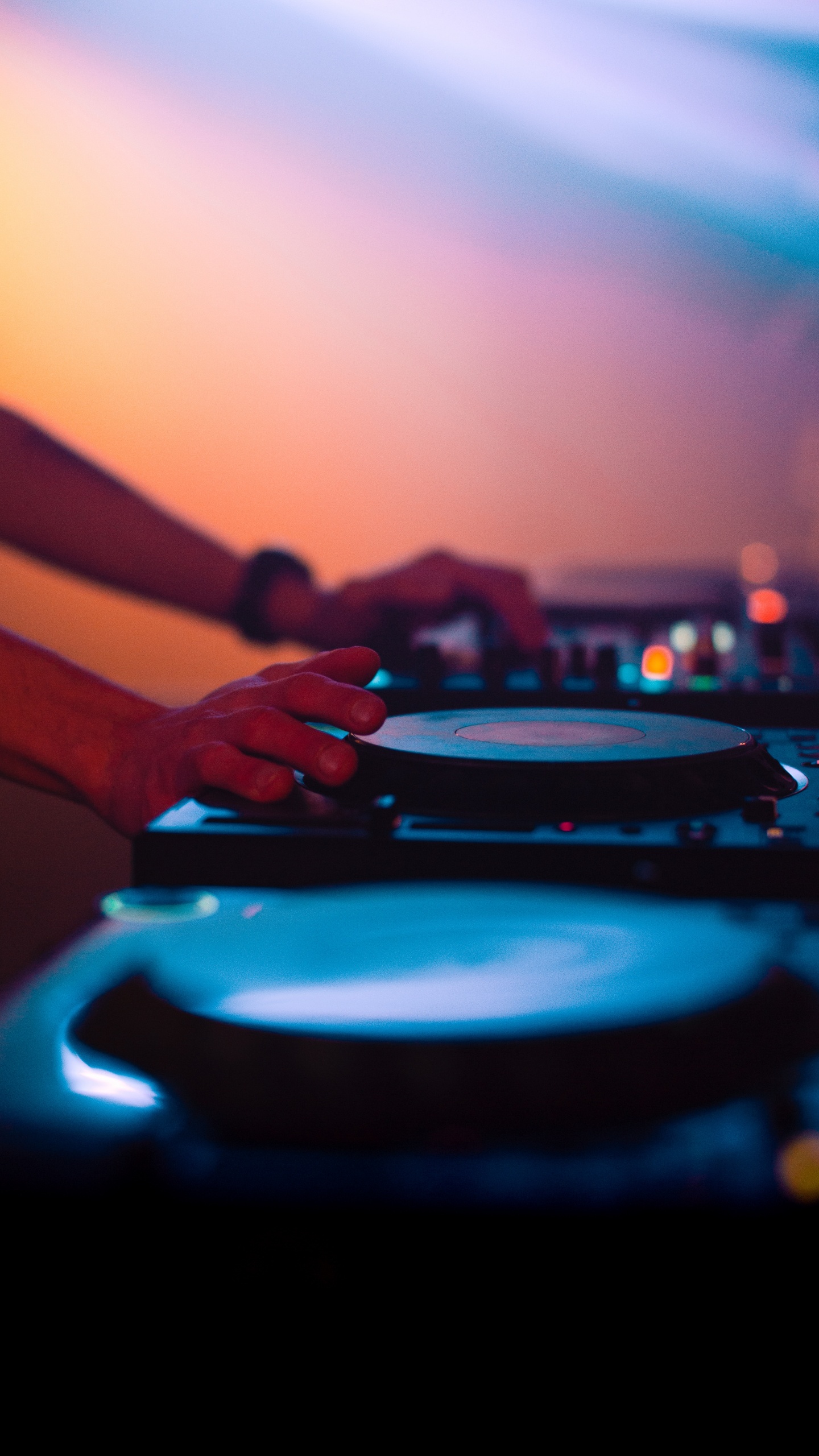 Blue, Light, Evening, Water, Sunset. Wallpaper in 1440x2560 Resolution