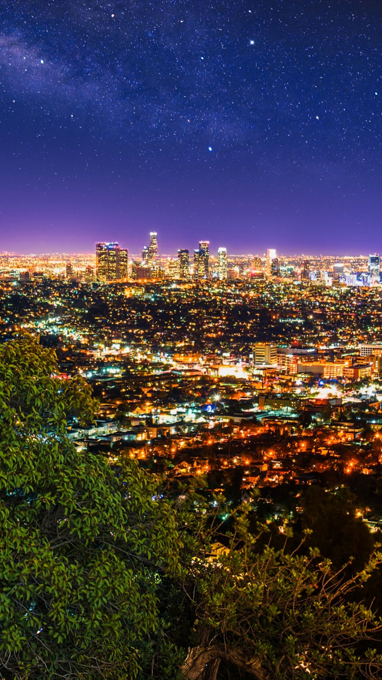 Los Angeles, Building, Skyscraper, Atmosphere, World. Wallpaper in 750x1334 Resolution