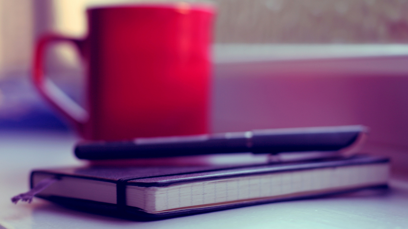 Black Pen on White Paper. Wallpaper in 1366x768 Resolution