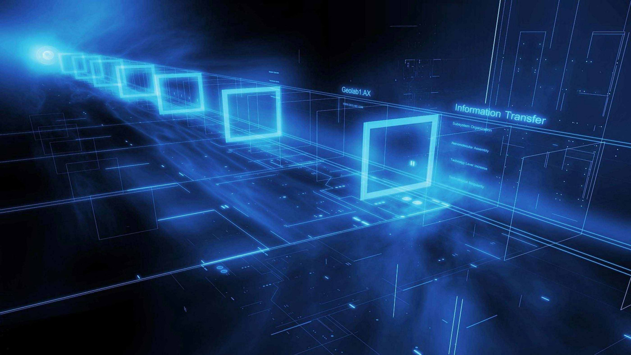 Carreaux Carrés Bleus et Blancs. Wallpaper in 1280x720 Resolution