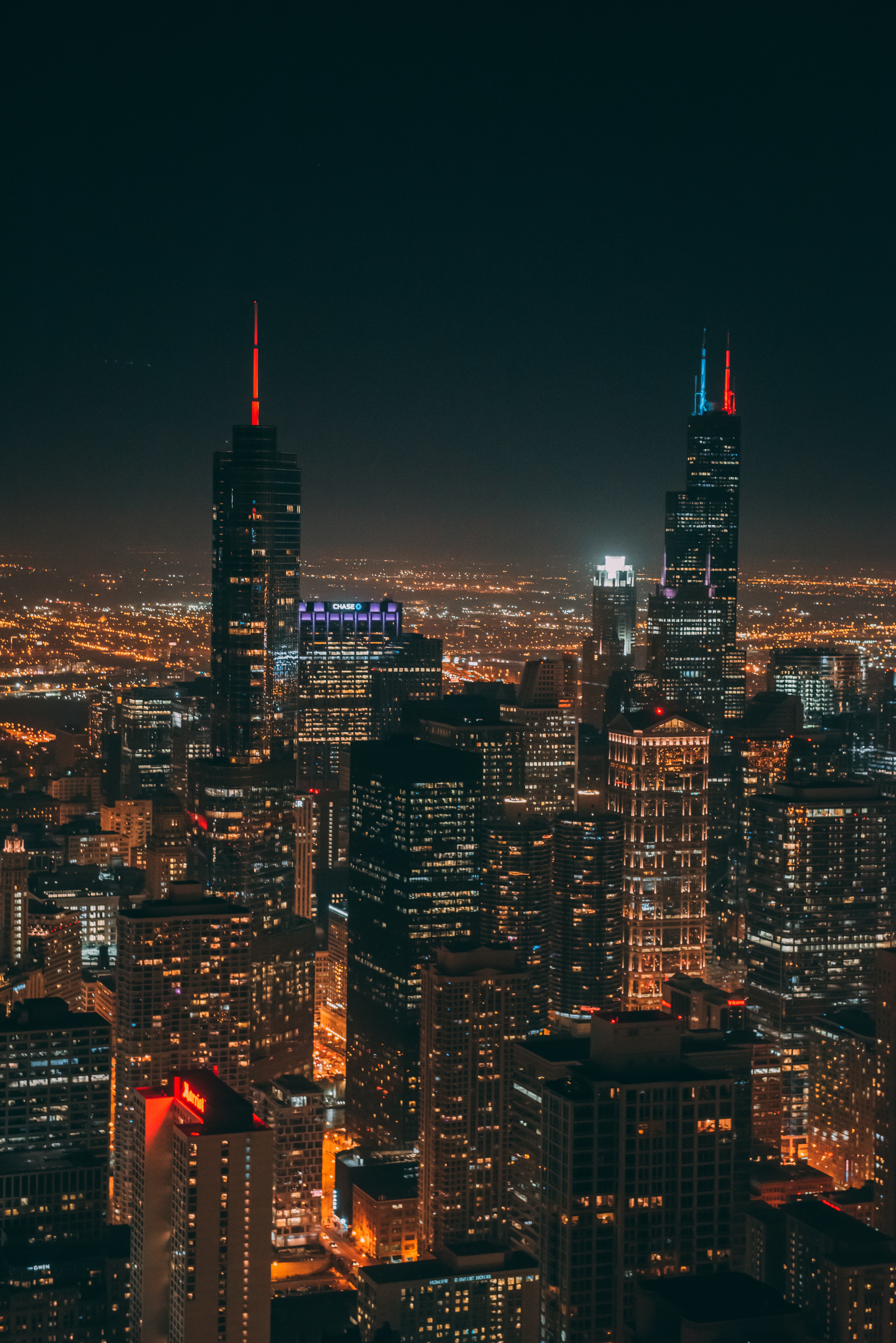 nighttime city wallpaper iphone