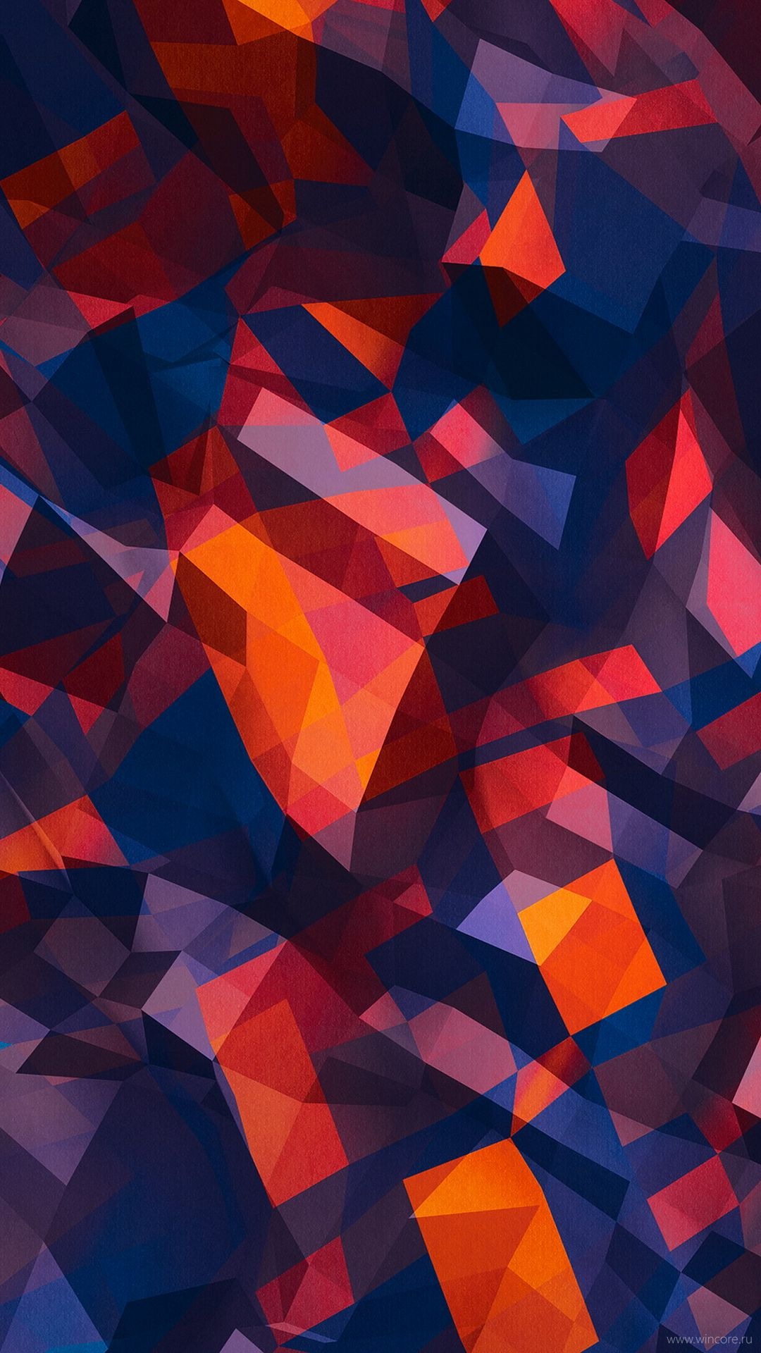 Peinture Abstraite Rouge Bleu et Blanc. Wallpaper in 1080x1920 Resolution