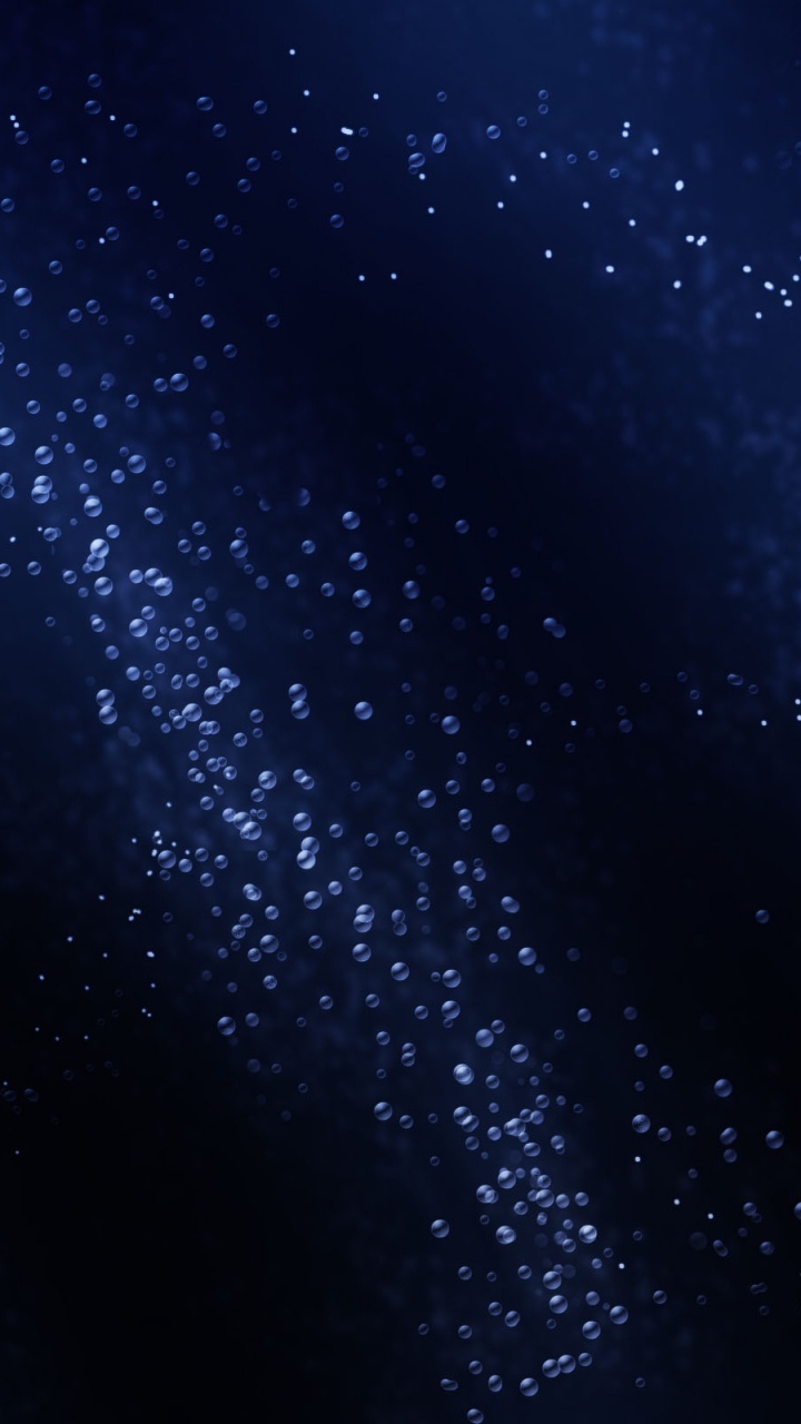 Blau-weiße Sternennacht. Wallpaper in 720x1280 Resolution