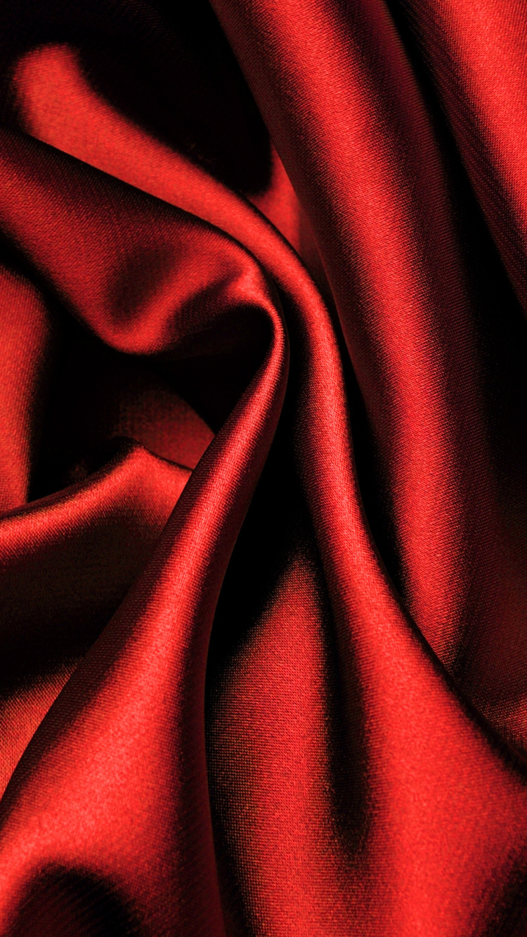 Red Textile in Close up Photography. Wallpaper in 750x1334 Resolution