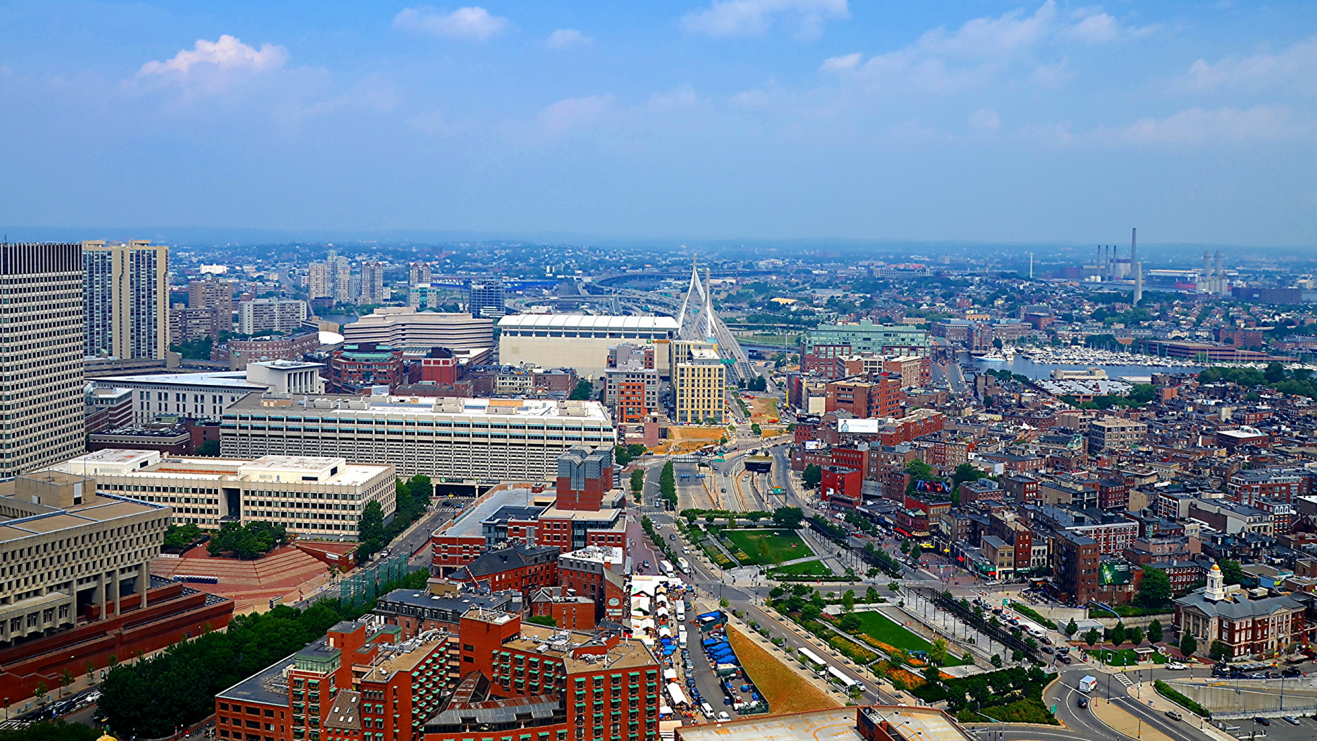 Aerial View of City Buildings During Daytime. Wallpaper in 1920x1080 Resolution