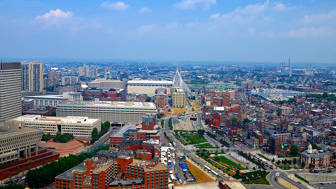 Vue Aérienne Des Bâtiments de la Ville Pendant la Journée. Wallpaper in 1280x720 Resolution