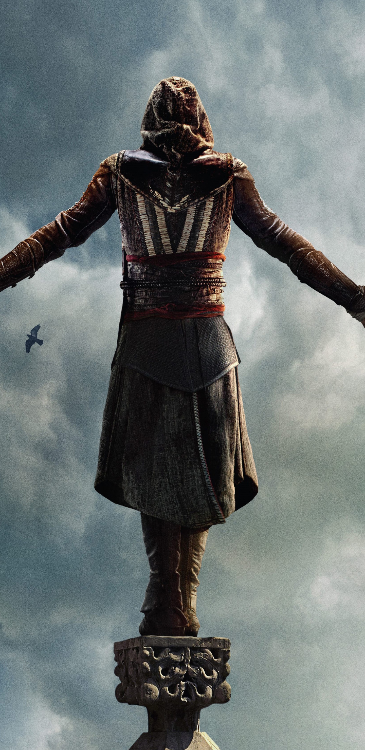 Assassins Creed, Statue, Cloud, Video, Sky. Wallpaper in 1440x2960 Resolution