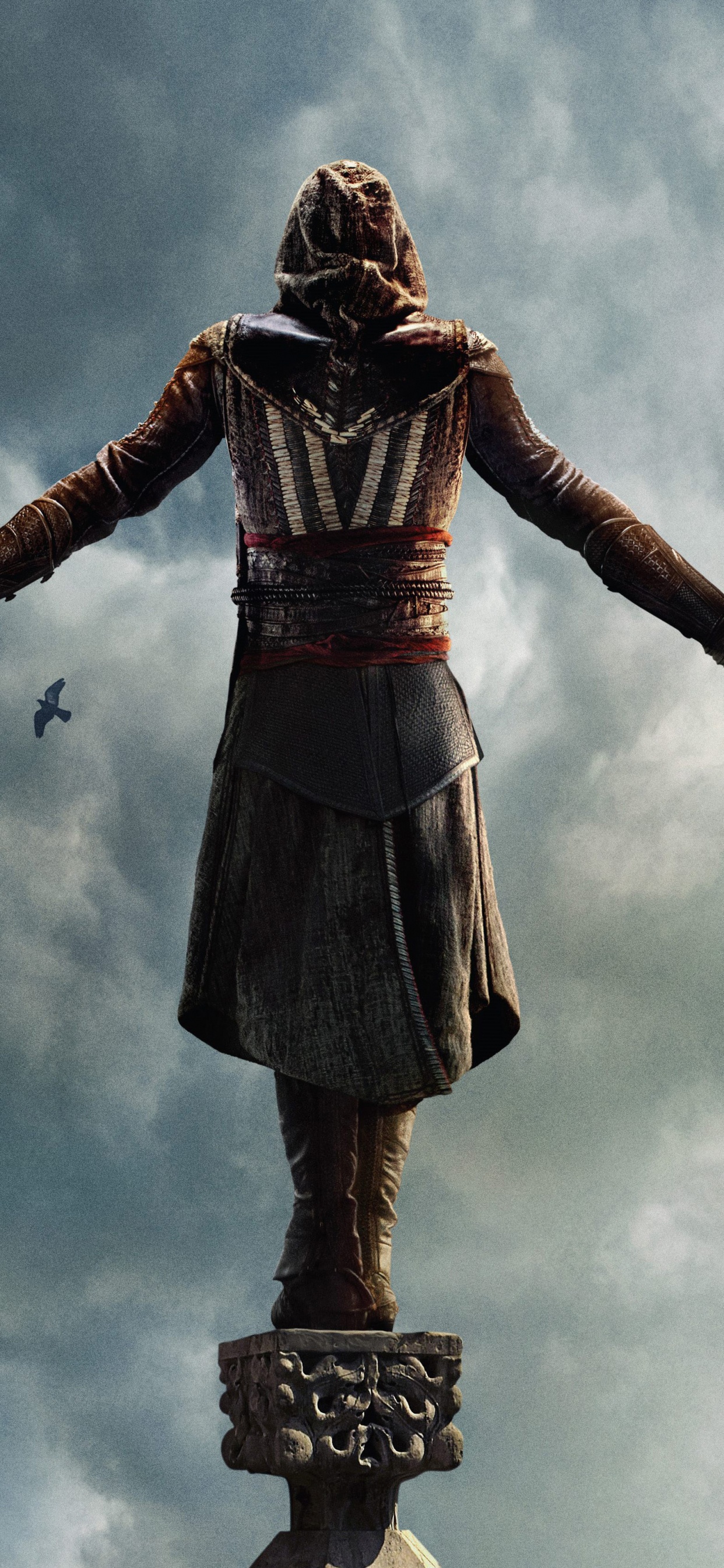 Assassins Creed, Statue, Vidéo, Ciel, Monument. Wallpaper in 1242x2688 Resolution