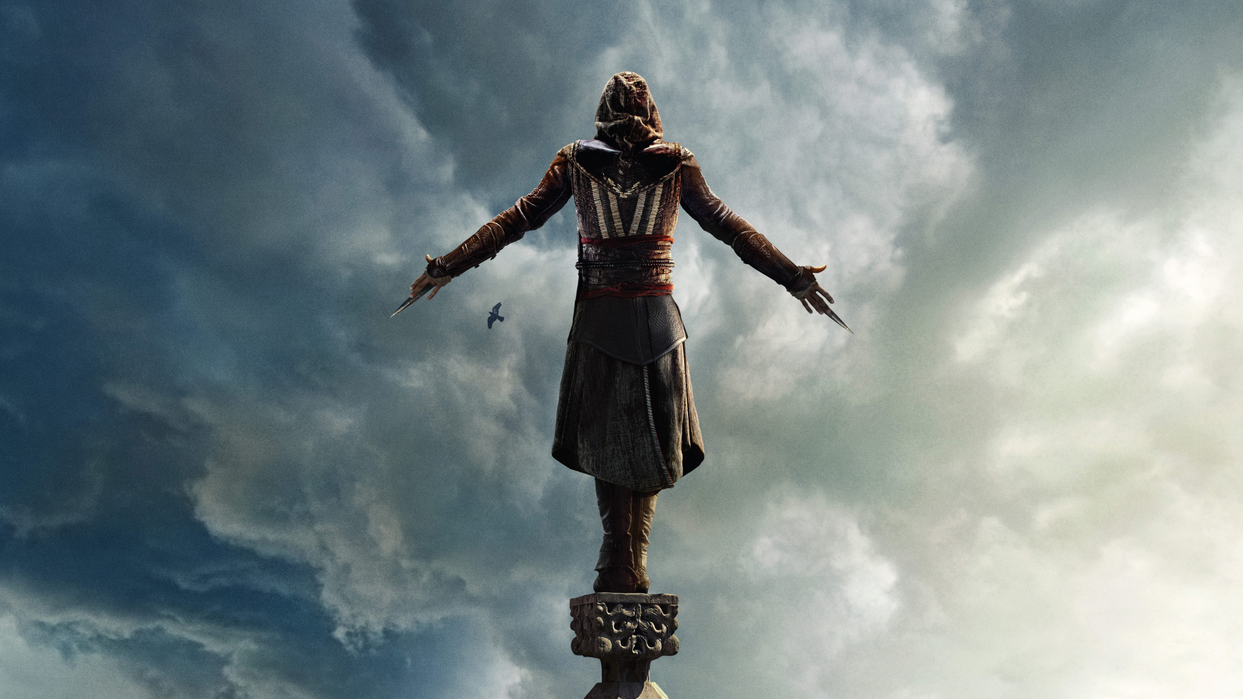 Assassins Creed, Statue, Vidéo, Ciel, Monument. Wallpaper in 2560x1440 Resolution