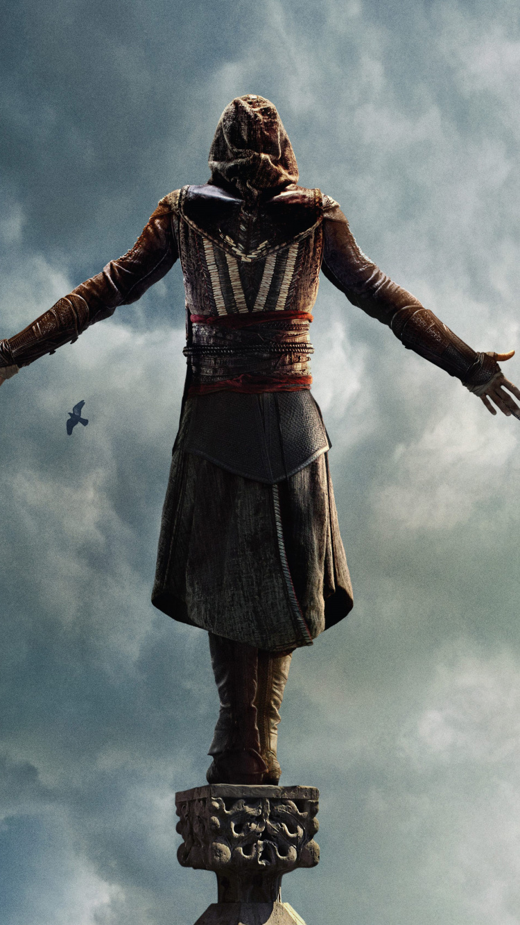 Assassins Creed, Statue, Cloud, Video, Himmel. Wallpaper in 750x1334 Resolution