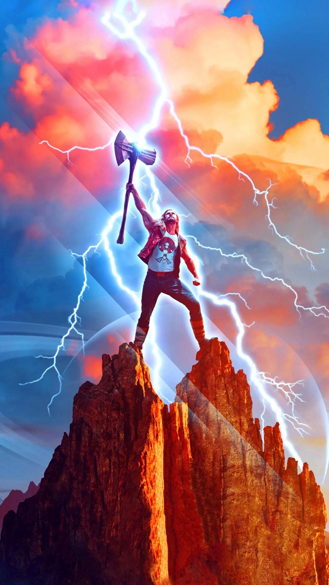 Thor, Marvel, Thor Amour et Tonnerre, Gorr le Dieu Boucher, Jane Foster. Wallpaper in 1080x1920 Resolution
