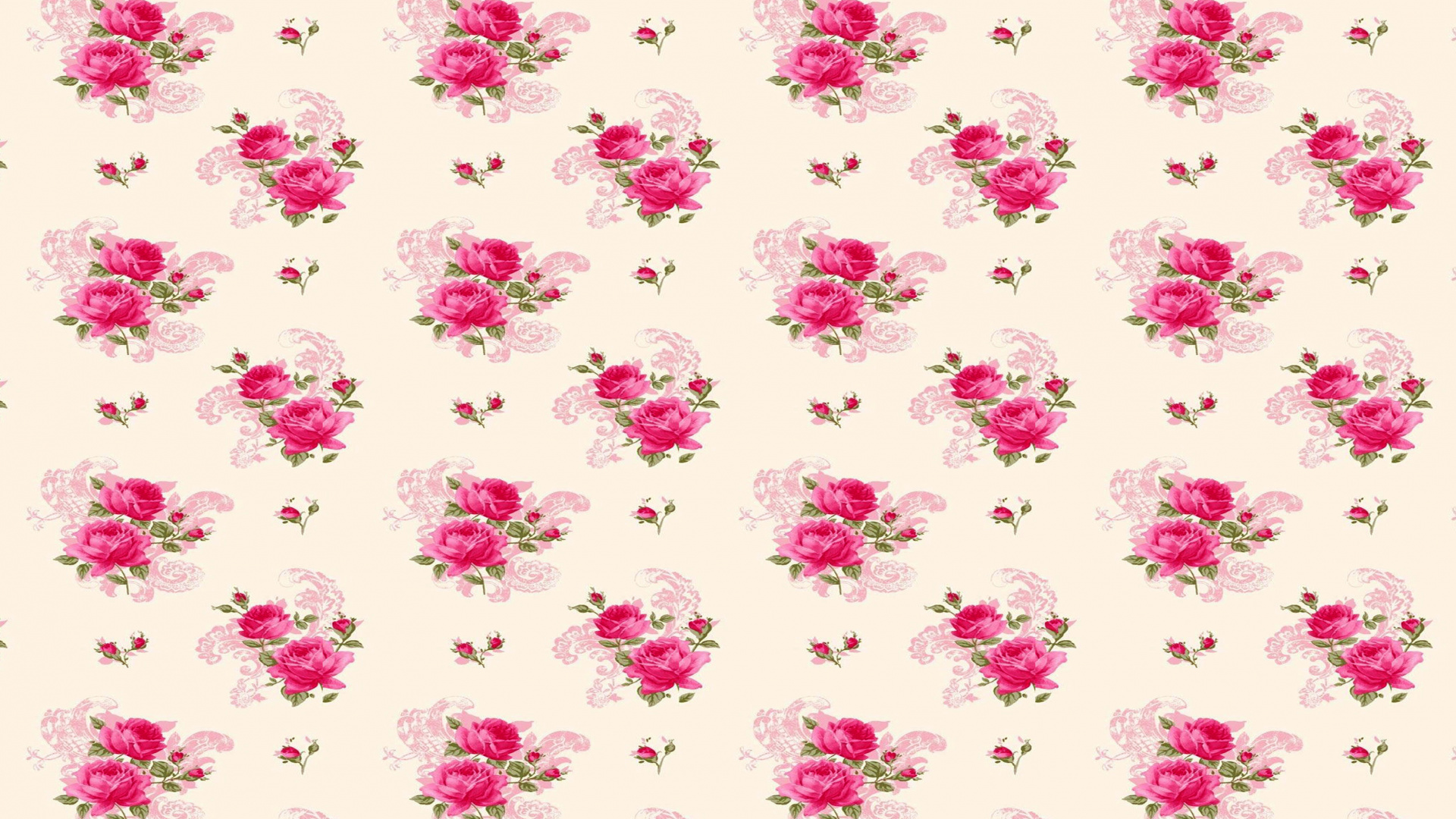 花卉设计, 粉红色, 玫瑰花园, 品红色, 纹理 壁纸 1920x1080 允许