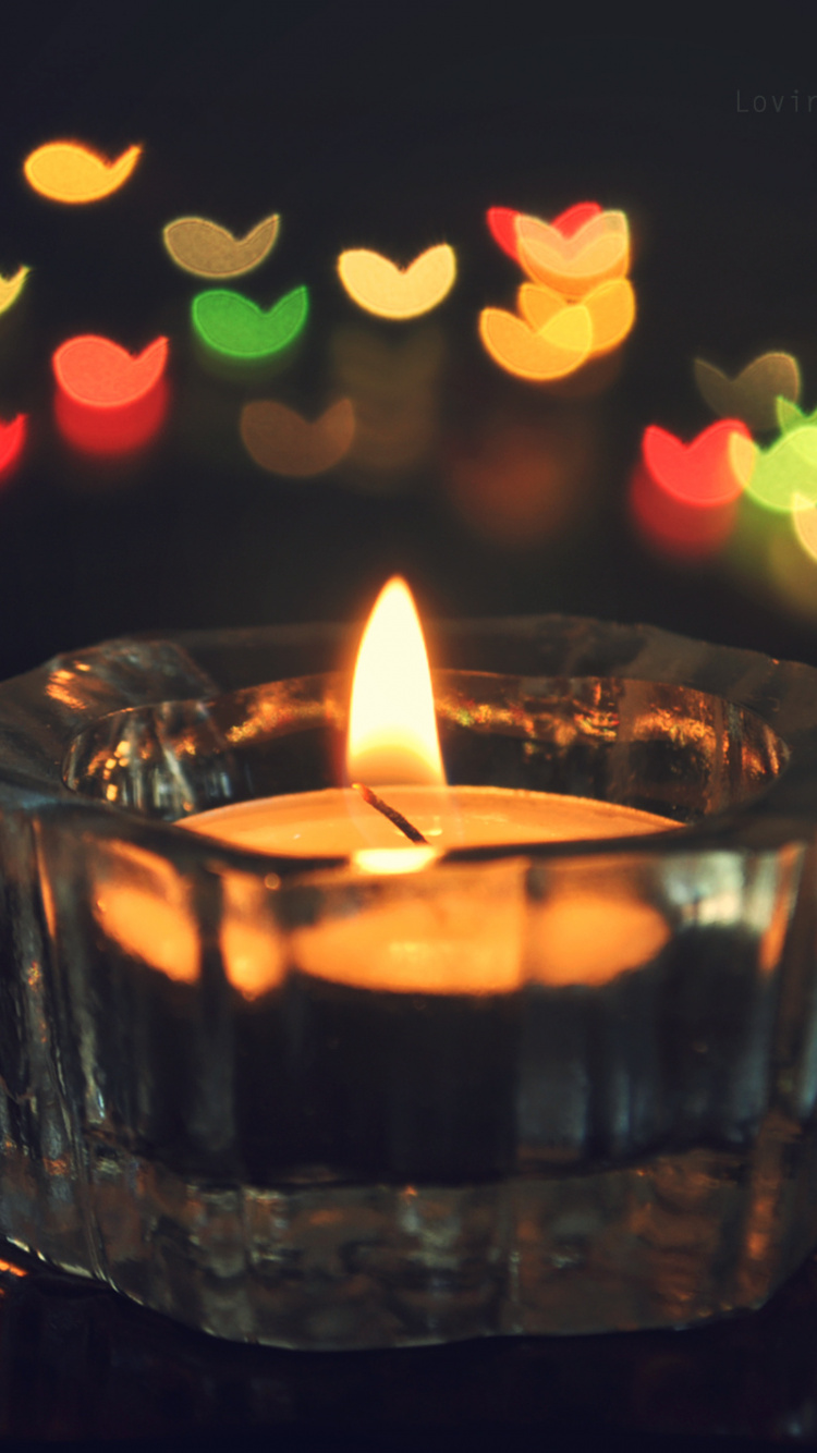 Candle, Lighting, Flameless Candle, Flame, Wax. Wallpaper in 750x1334 Resolution