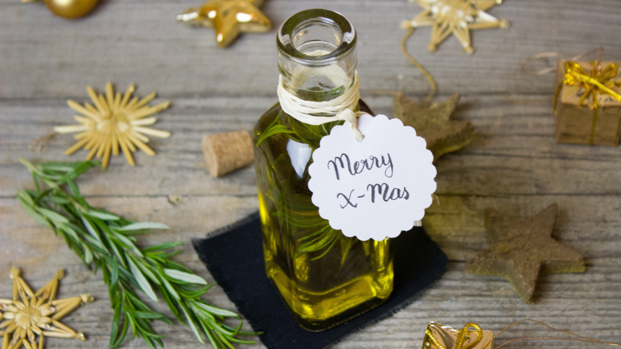 L'huile D'Olive, Romarin, Olive, Huile, Épices. Wallpaper in 1280x720 Resolution