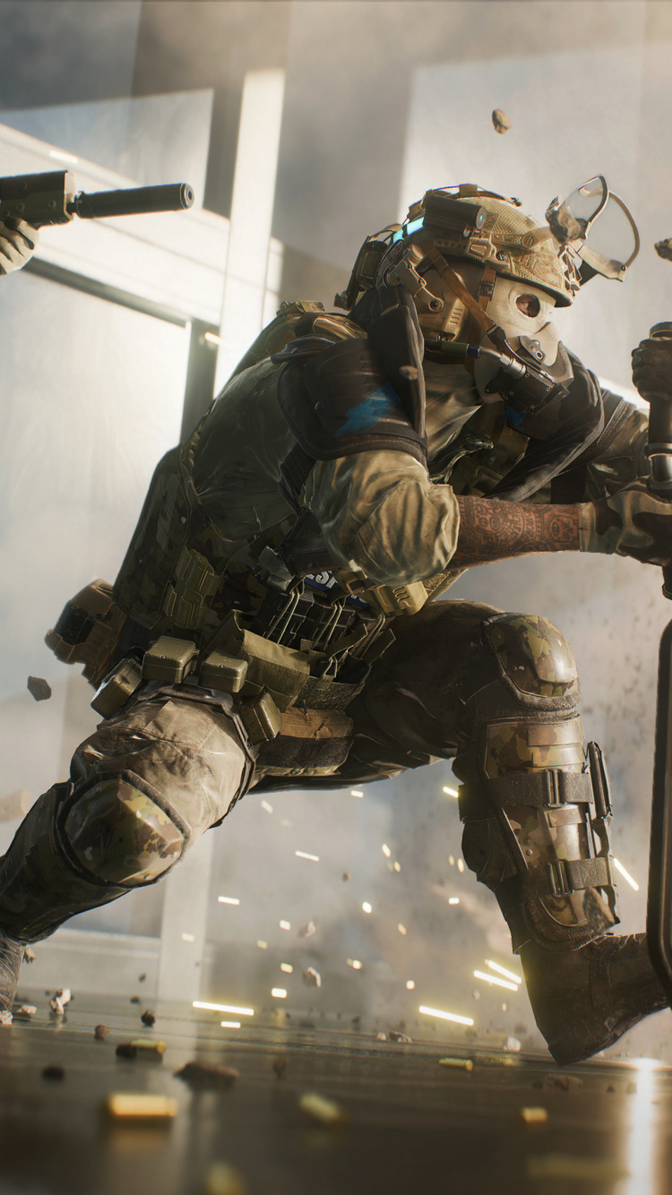 Battlefield 2042, Electronic Arts, Dice, Shooter Game, Multiplayer Video Game. Wallpaper in 750x1334 Resolution