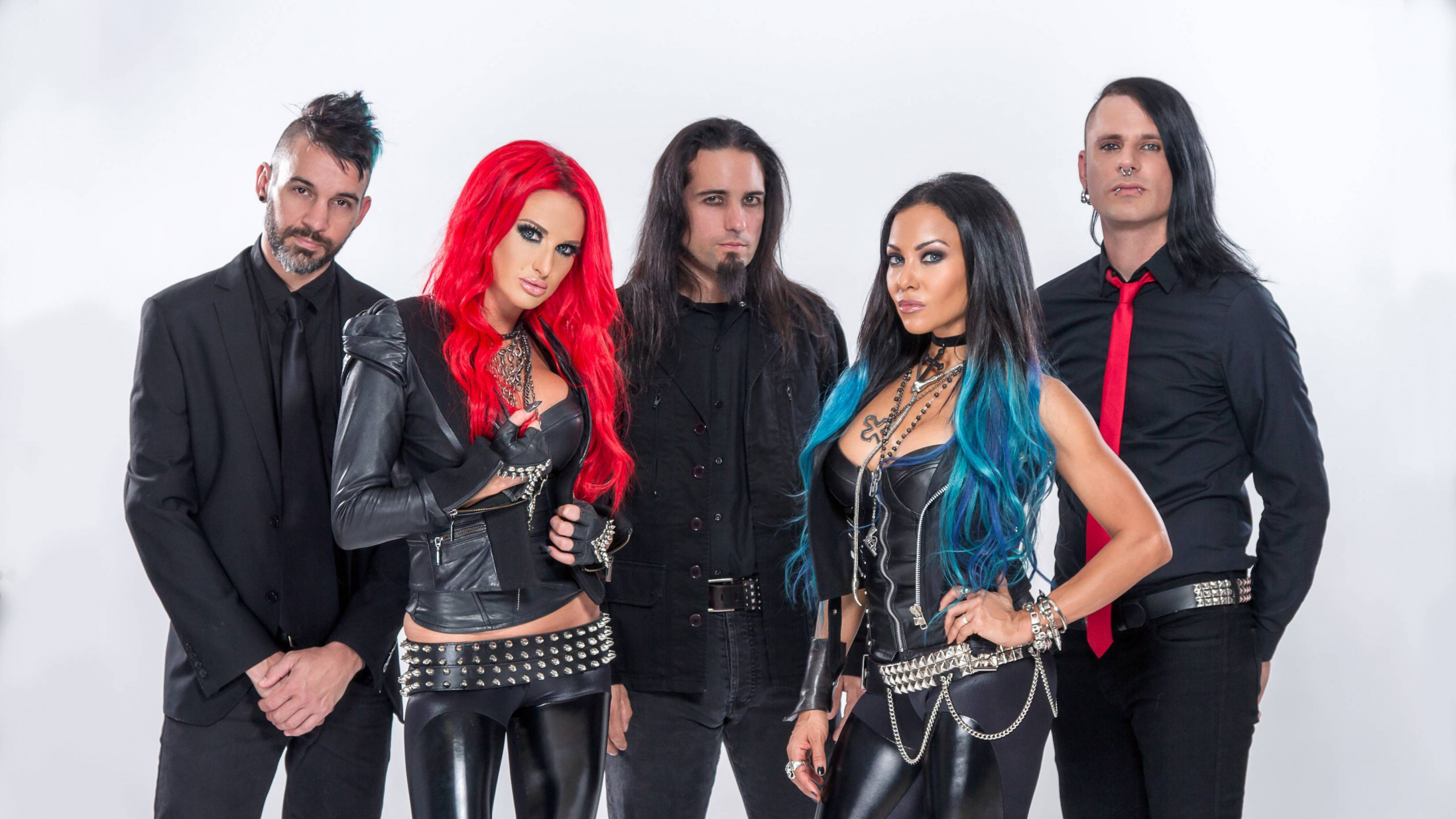Social Group, Butcher Babies, Heavy Metal, Fashion, Heidi Shepherd. Wallpaper in 2560x1440 Resolution