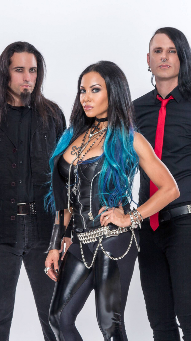 Social Group, Butcher Babies, Heavy Metal, Fashion, Heidi Shepherd. Wallpaper in 750x1334 Resolution