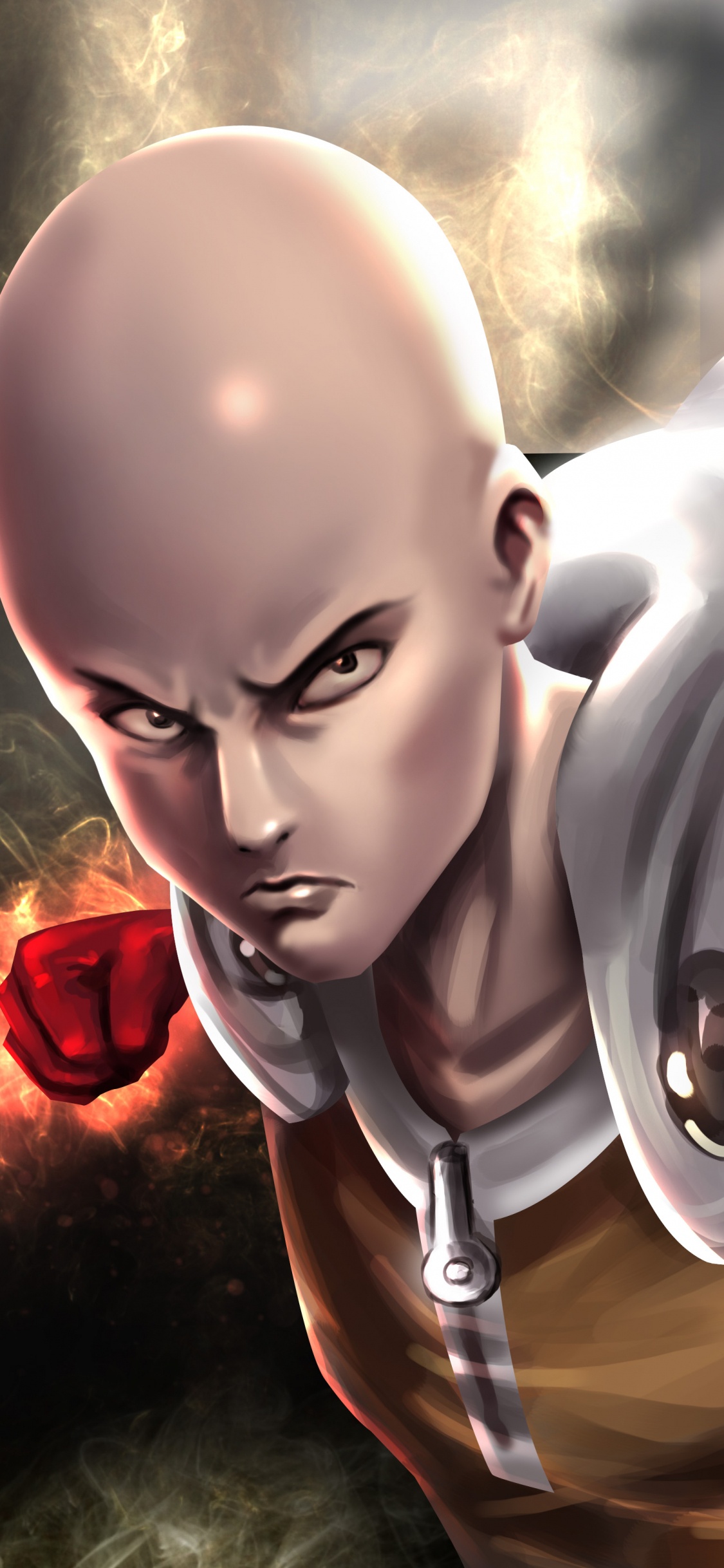 Ita玉, Genos, 一个冲的男人, 艺术, 超级英雄 壁纸 1125x2436 允许